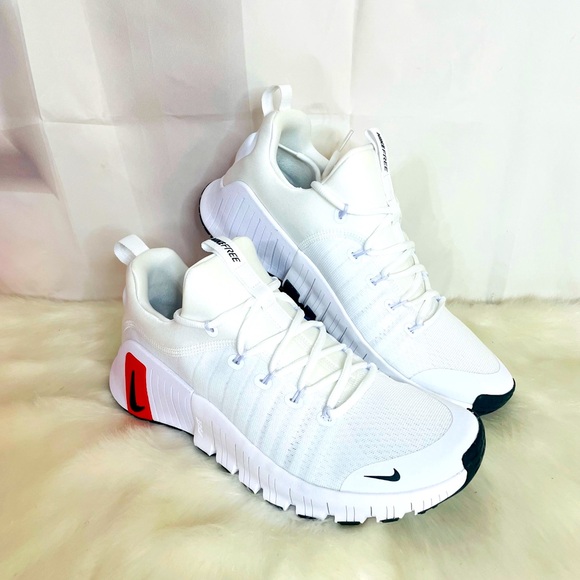 New Men’s Nike Free Metcon 6 white Size 9 - Picture 2 of 9